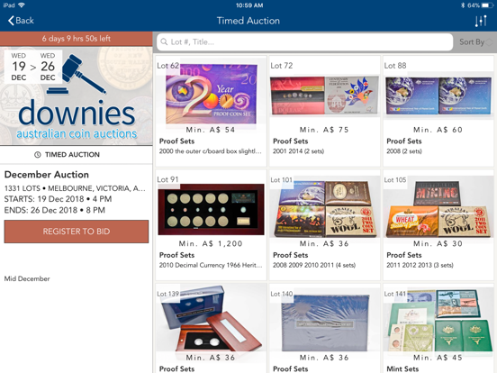 Screenshot #5 pour Downies Auctions