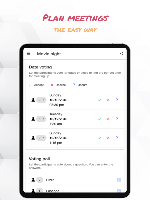 Appointa | Scheduling & Voting