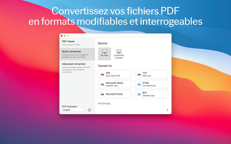 FineReader PDF Convertisseur Screenshots