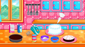 Baking black forest cake games screenshot