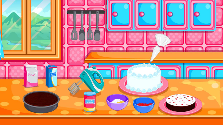 #1. Baking black forest cake games (iOS) By: Les Placements R.A. Inc.