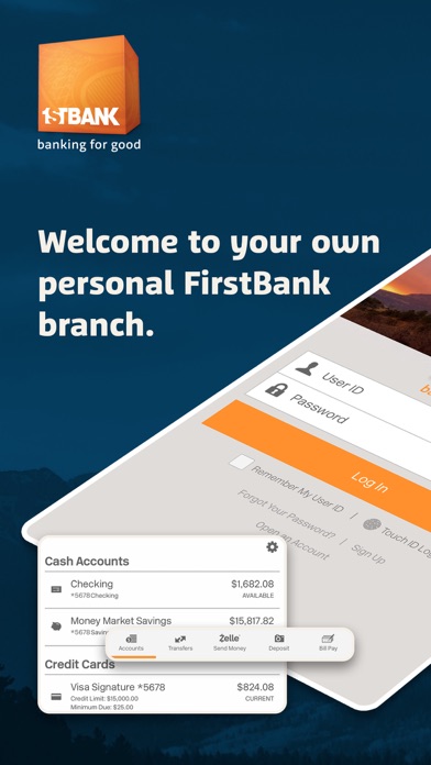 Screenshot #1 pour FirstBank Mobile Banking App