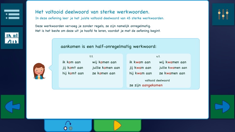 Werkwoorden vervoegen