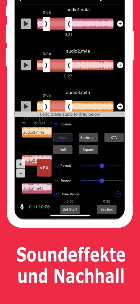Audio Bearbeiten - Bearbeiter