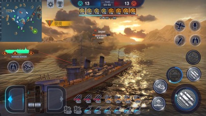 戦艦の対立 - King of Warship 10v10のおすすめ画像3