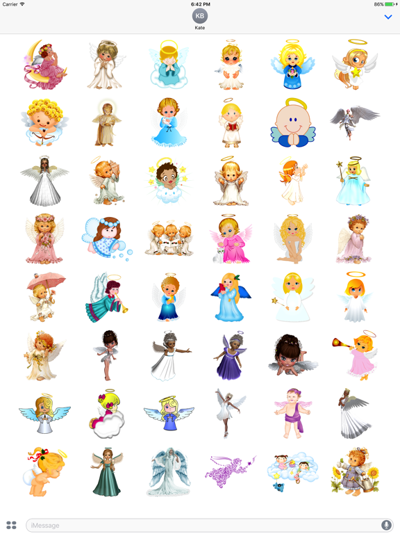 Screenshot #4 pour Sweet Angel Stickers