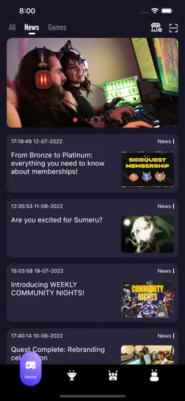 Game screenshot SideQuest Hub apk