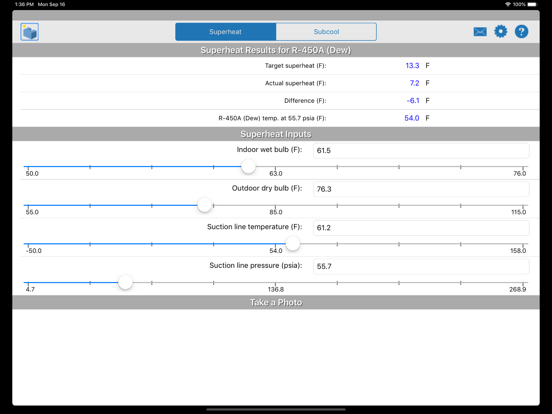 Screenshot #4 pour HVAC RefCharge