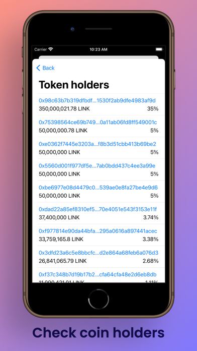 Ethereum Wallet Tracker Screenshot