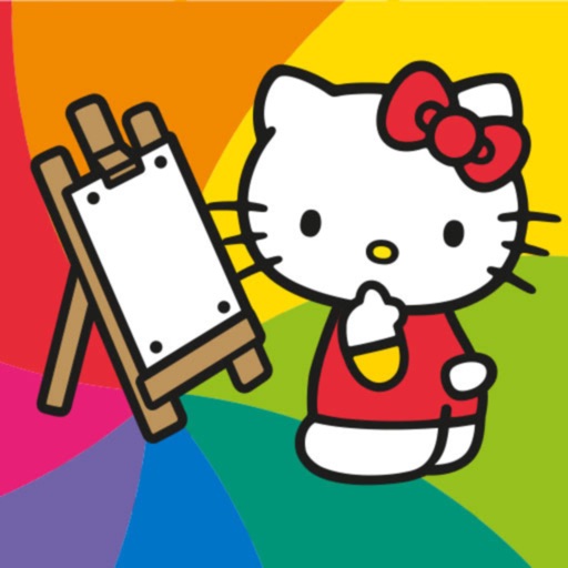 Игра раскраска с Hello Kitty