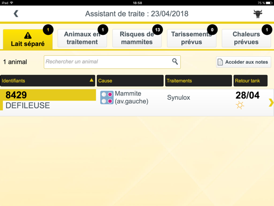 Screenshot #5 pour Gestion de troupeau Mobi'pilot