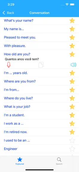 Game screenshot Learn Portuguese Phrases Lite apk