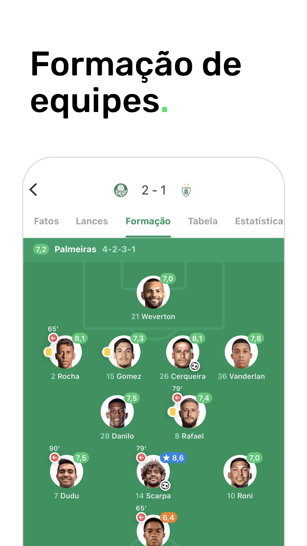 Screenshot do app FotMob - Resultados Futebol