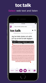 TorTalk - Text To Speech screenshot