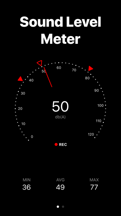 Screenshot #1 pour Audiobel: Sonomètre