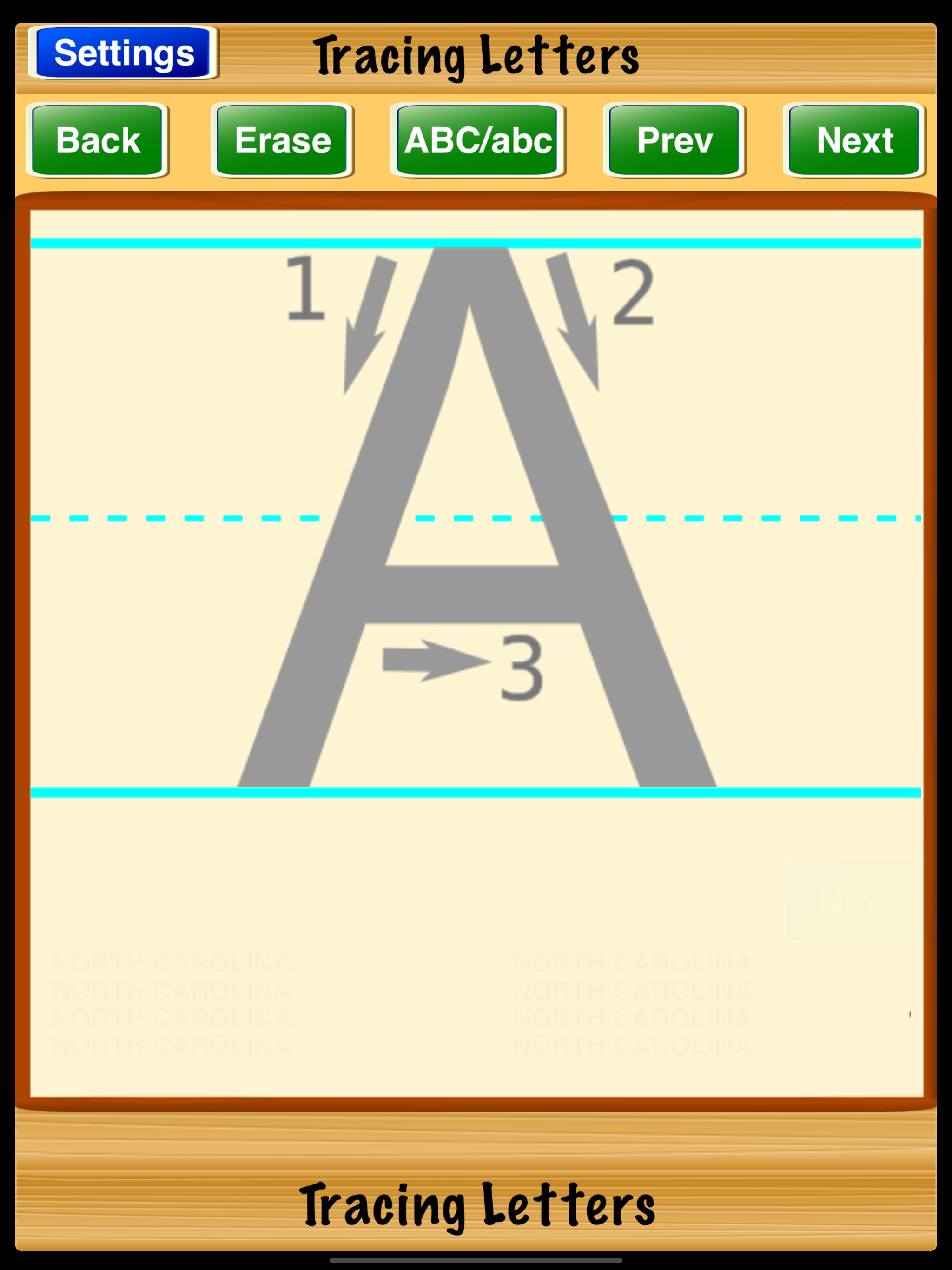 Tracing Letters