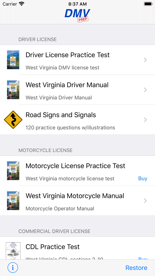 West Virginia DMV Test Prep - 5.4 - (iOS)