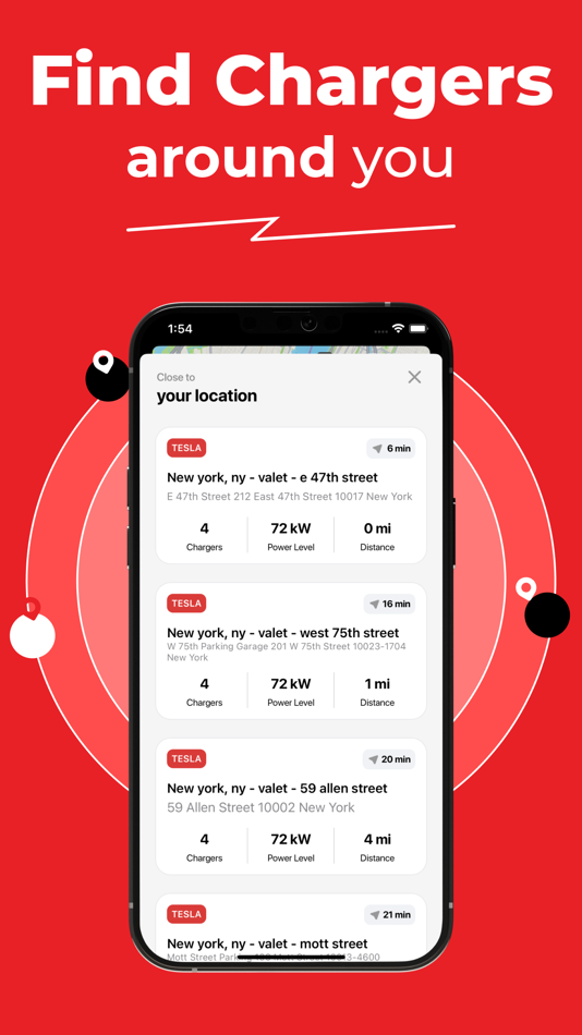 #6. Supercharger map for Tesla (iOS) 由: yohan teixeira