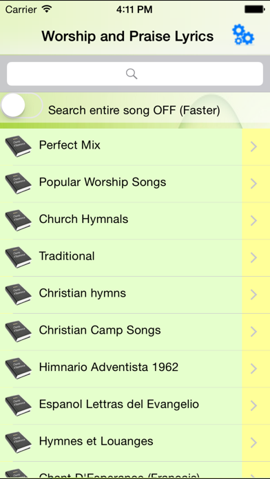 Worship and Praise Lyrics screenshot 1