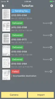 fax with turbofax iphone screenshot 1