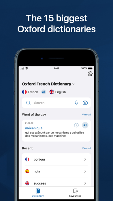 Oxford Dictionary Screenshot