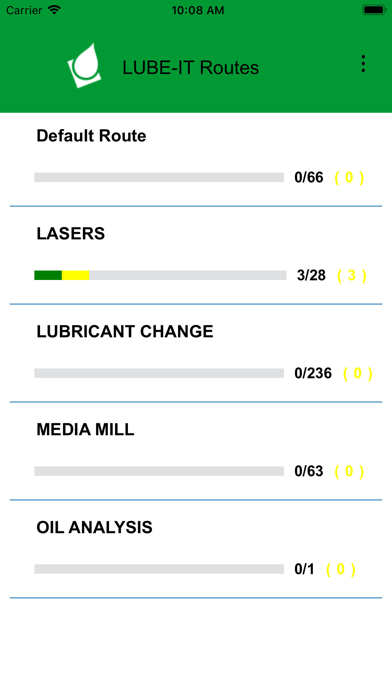 LUBE-IT Mobile Routes Screenshot