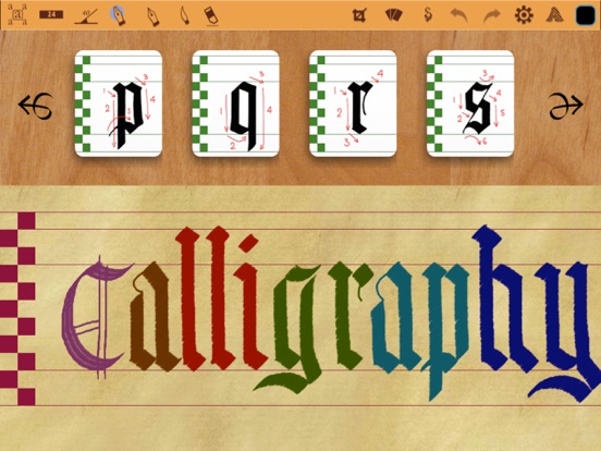 Calligraphy Art iPad app afbeelding 2