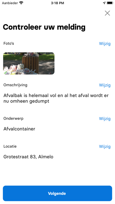 MijnGemeente App Screenshot