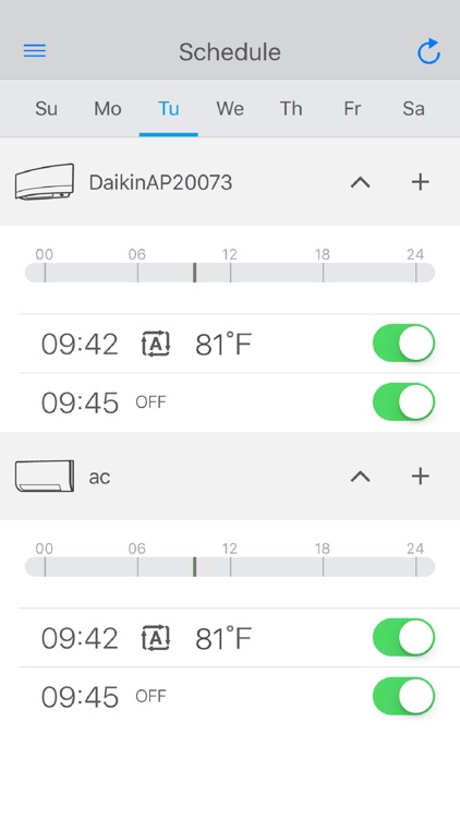 Daikin Comfort Control App