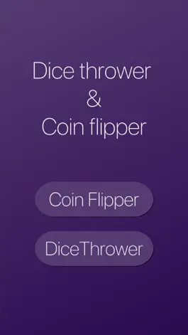 Game screenshot Dice Thrower & Coin Flipper mod apk