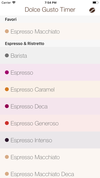 Screenshot #2 pour Dolce Gusto Timer