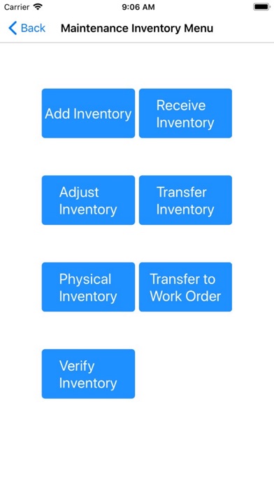 SACS Inventory Screenshot