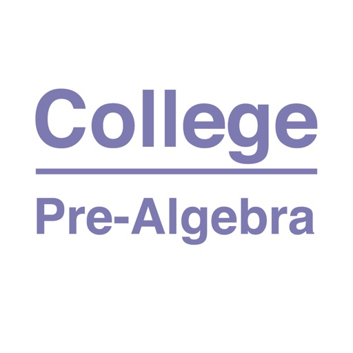 College Pre-Algebra