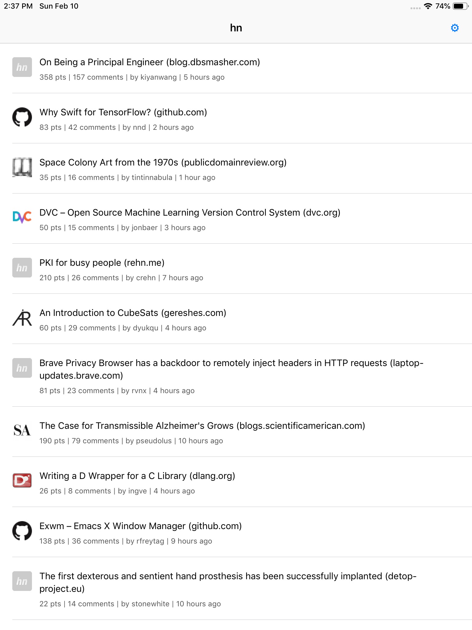 hn - Hacker News Reader screenshot 4