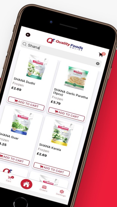 Quality Foods Online Screenshot