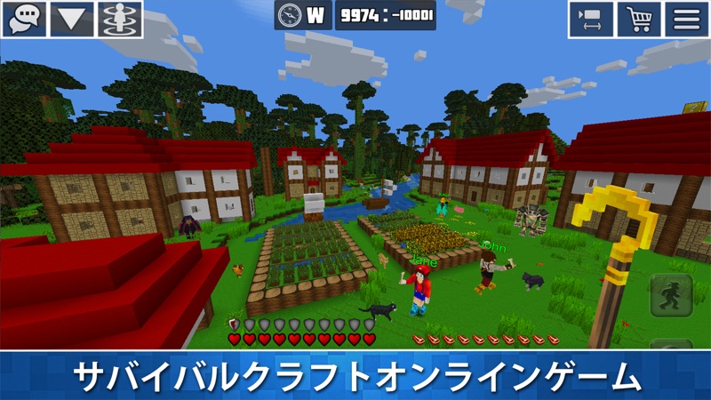 ミニワールド ブロック: 惑星クラフト オンライン3D screenshot 1