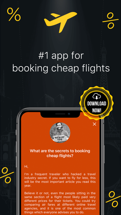 Cheap Airline Tickets Bookings Screenshot