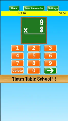 Game screenshot Times Table School ! ! hack
