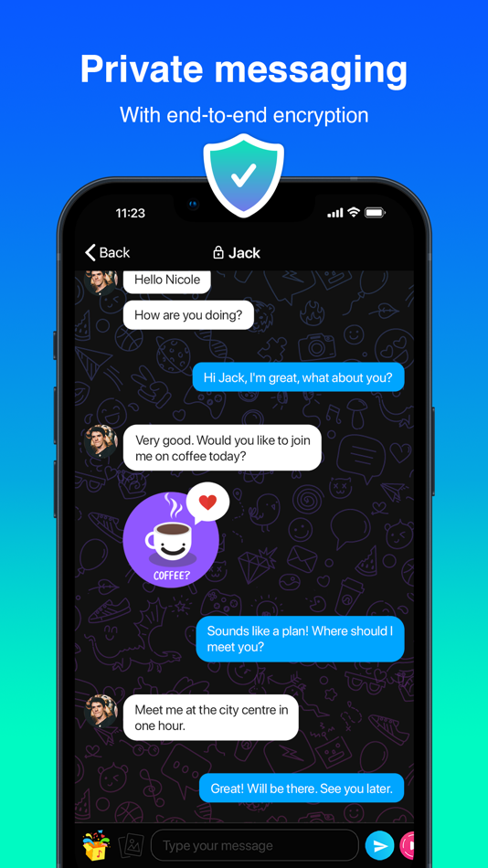 #4. Mint Messenger - Private Chat (iOS) 由: FORBIS s.r.o.