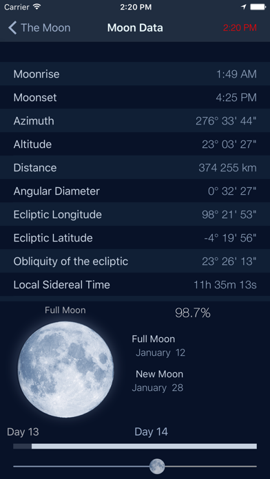 The Moon: Calendar Mo... screenshot1