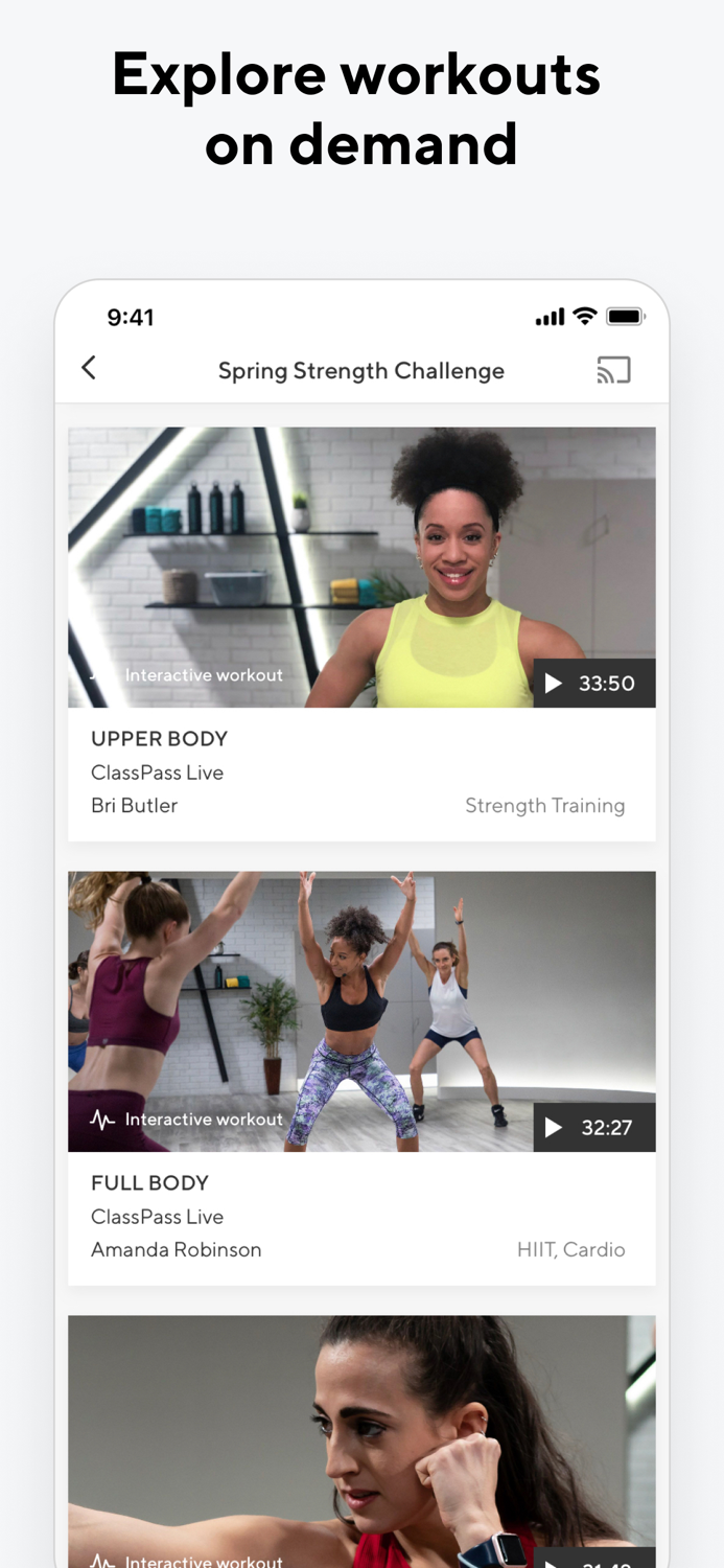 ClassPass Fitness Spa Salon