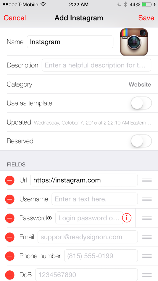 #3. ReadySignOn (iOS) 由: ReadySignOn.com