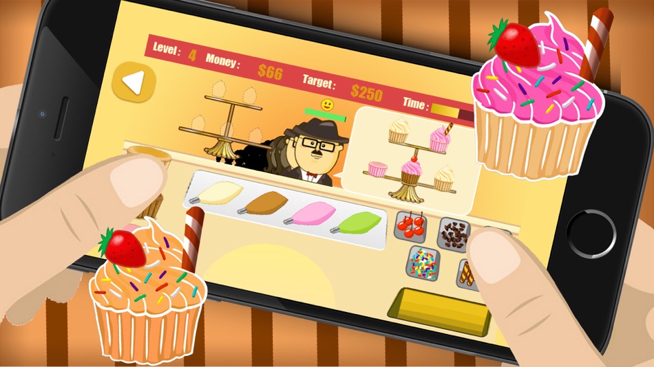 #2. Cupcake Frenzy Game (iOS) Podle: hong chen