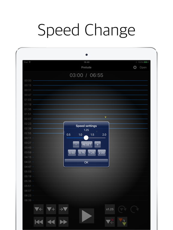Screenshot #5 pour Audipo - Audio Speed Changer -