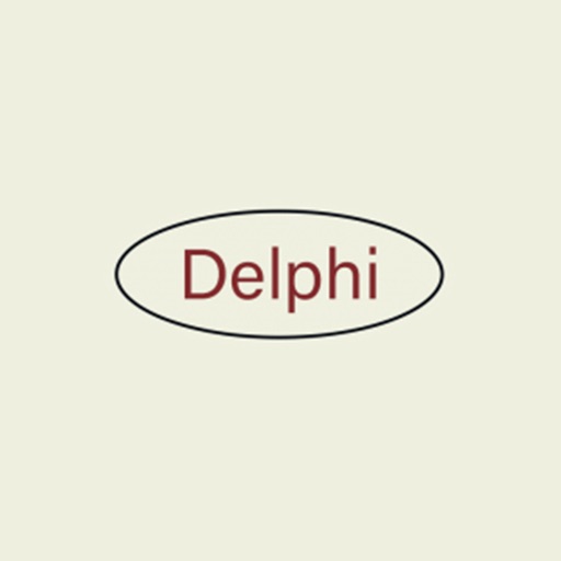 Delphi Restaurant. icon