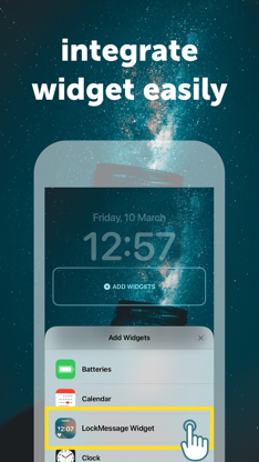 Widget Lock Screen Widget screenshot 4