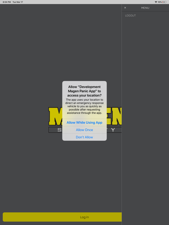 Screenshot #4 pour Magen Panic App