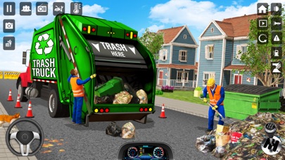 Trash Truck Driver Simulator Screenshot