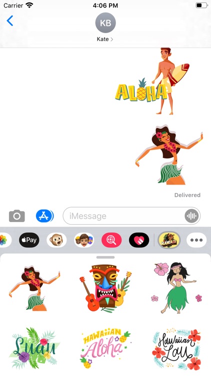 Hawaii Aloha Luau Stickers