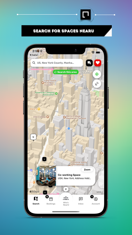 #4. NearU - Search | Book | Work (iOS) 由: Narau LTD.